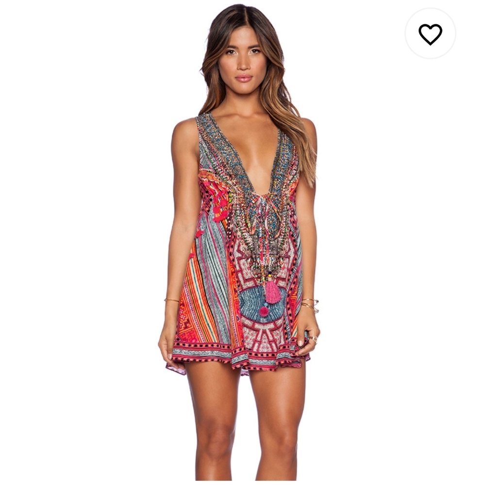 Camilla silk minidress size 2